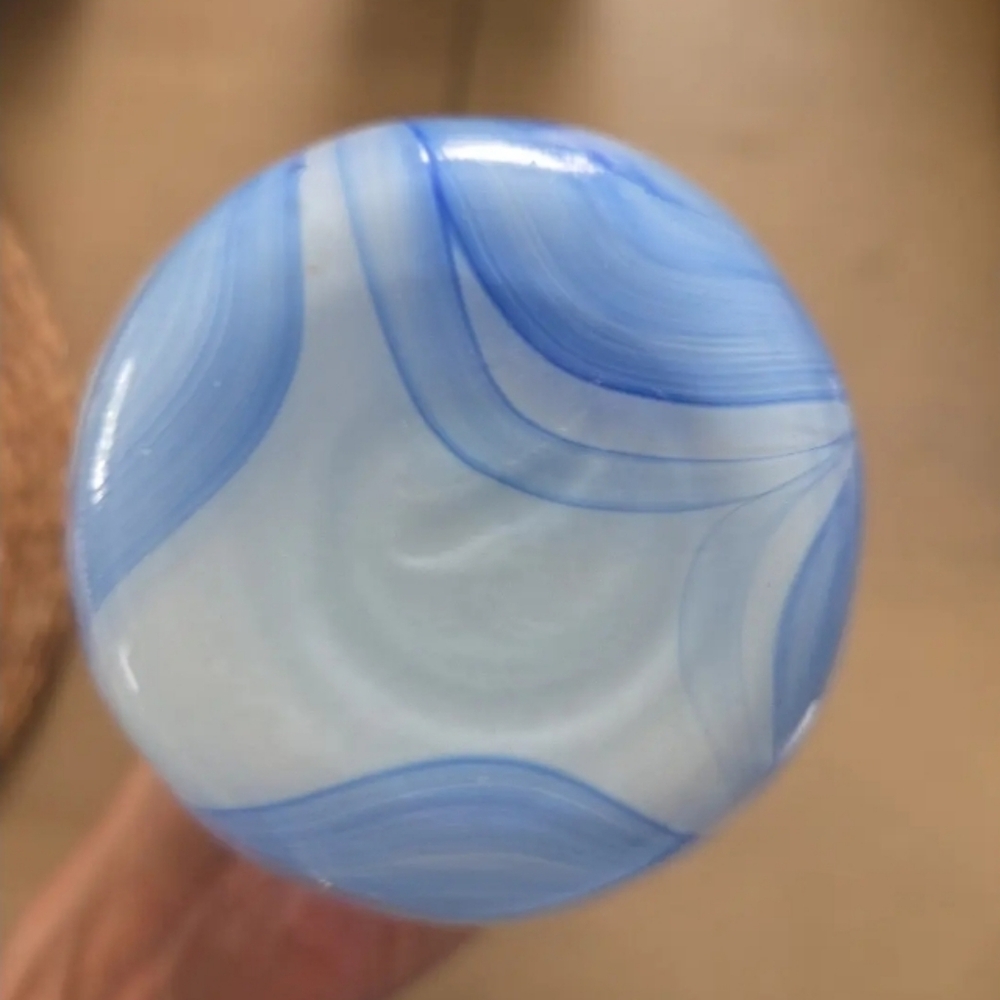 Authentic Murano Vase Blue - Picture 3 of 5